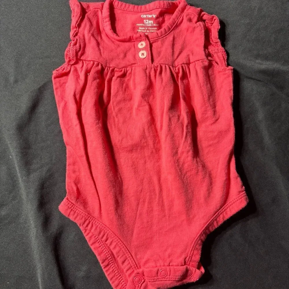 3 Build a Bundle Carters Onesie Rompers EPC Size 12 Months